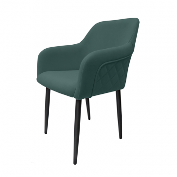 Стул Levantes мягкий темно-зеленый