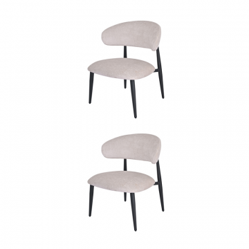 Кресло лаунж Ayla серый 2 шт.