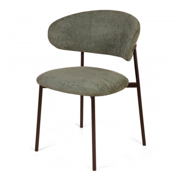 Стул Adele, шенилл Puffy green