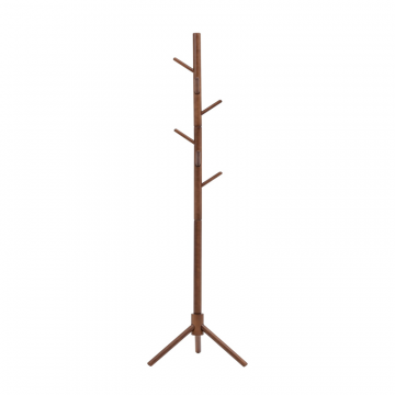 Вешалка напольная Hook темное дерево