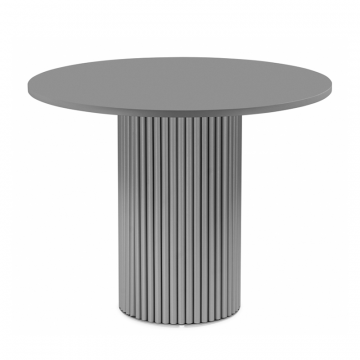 Деревянный стол Барел 100 серый / каркас серый