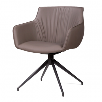 Полукресло Sofia, иск.кожа soft-touch, темно-серый