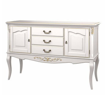 Консоль 3 ящика + 2 распашных фасада 