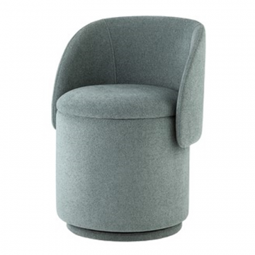 Пуф-трансформер Таунсвилл вращающийся с ящиком букле зеленый