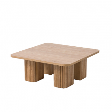 Журнальный столик шпонированный дубом LATTI  единый размер бежевый