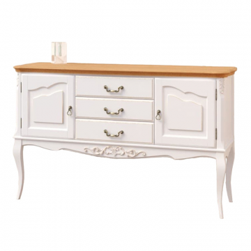 Консоль 3 ящика + 2 распашных фасада 