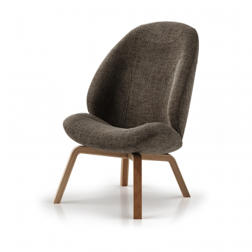 Кресло Ellipse E8.1 (коричневый, рогожка)