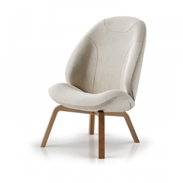 Кресло Ellipse E8.1 (молочный, антивандальная)