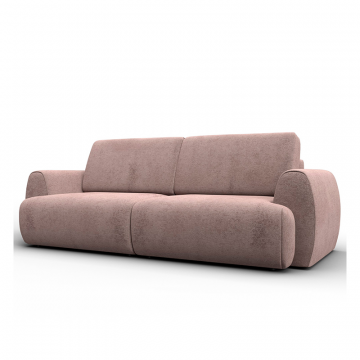 Диван прямой Лига-115 НПБ, TOWER 05 бежевый, Велюр