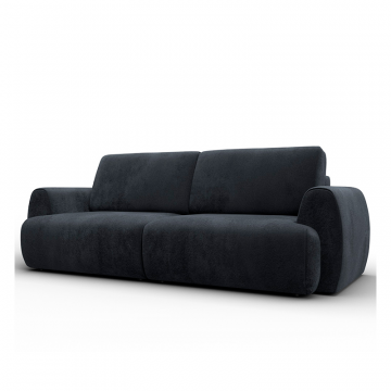 Диван прямой Лига-115 НПБ, TOWER 11 темно-серый, Велюр