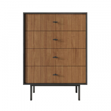 Комод вертикальный с четырьмя ящиками 