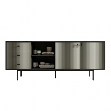 Комод с дверками и нишей 