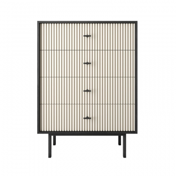 Комод вертикальный с четырьмя ящиками 