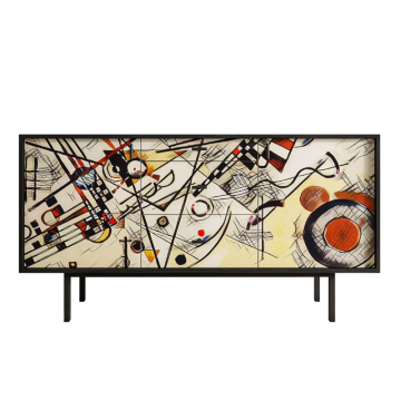 Комод две дверки и три ящика 