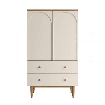 Комод с двумя дверками и двумя ящиками 