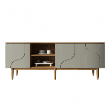 Комод с дверками 