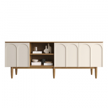 Комод с дверками 