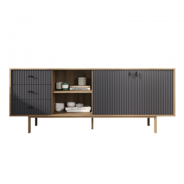 Комод с дверками и нишей 