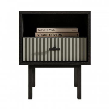 Тумбочка с нижним ящиком 