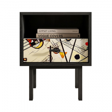 Тумбочка с нижним ящиком 