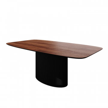 Стол Nolan 160, шпон / опора овал