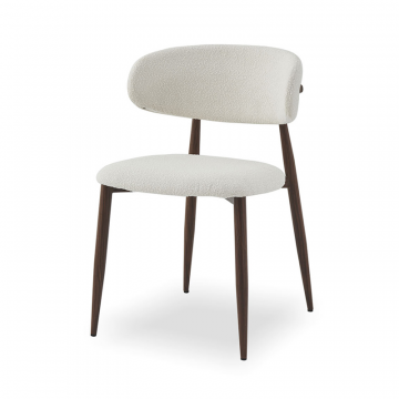 Стул Aaron, кремовый/орех