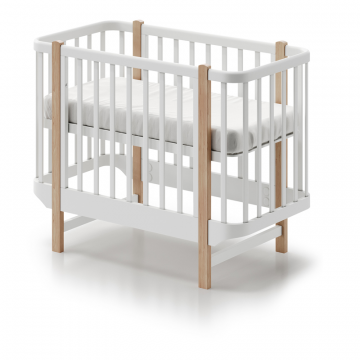 Кроватка Classic mini спальное место 60*120 см (белый)