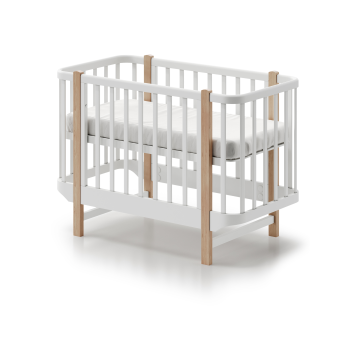 Кроватка Classic mini спальное место 60*120 см (белый)