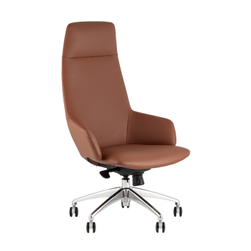 Кресло руководителя TopChairs Bow шоколадный