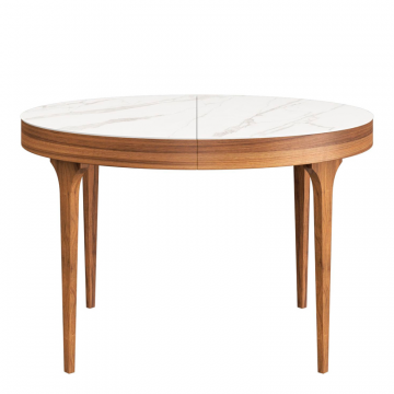 Стол круглый раскладной Bellini (110+40), керамика матовая