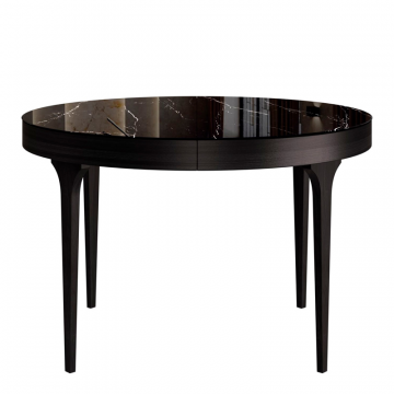 Стол круглый раскладной Bellini (120+40), керамика глянцевая