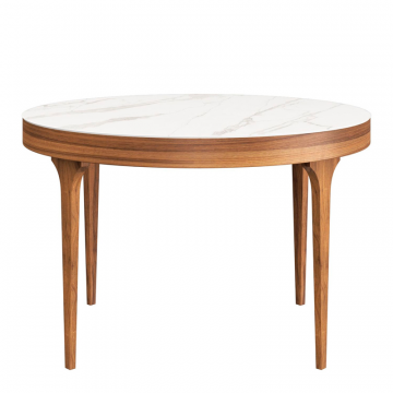 Стол круглый Bellini 120, керамика матовая