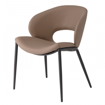 Стул Вивьен иск.кожа светло-коричневый