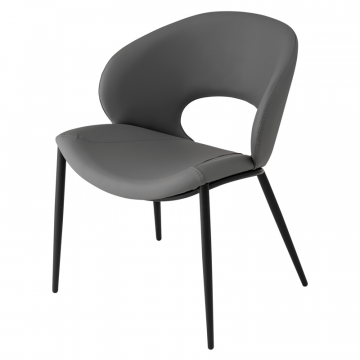 Стул Вивьен экокожа серый