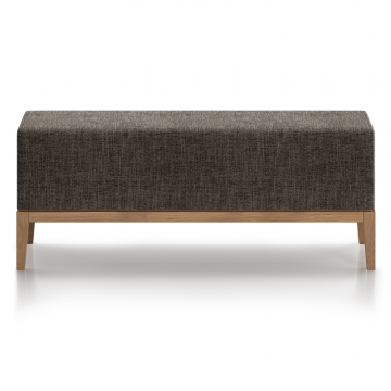 Банкетка Fjord 120 см (коричневый рогожка, бук)