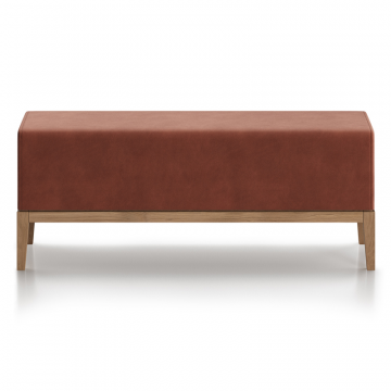 Банкетка Fjord 120 см (сиена FiberGuard, бук)