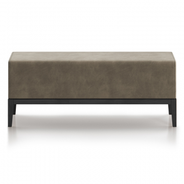 Банкетка Fjord 120 см (серо-зеленый FiberGuard, бук под эмалью)