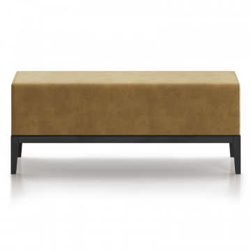 Банкетка Fjord 120 см (янтарный FiberGuard, бук под эмалью)