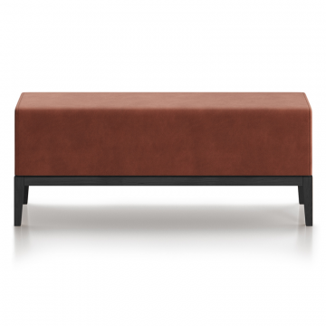 Банкетка Fjord 120 см (сиена FiberGuard, бук под эмалью)