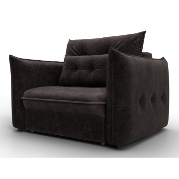 Кресло Лига-100 НПБ, BRUT 17 коричневый, Велюр