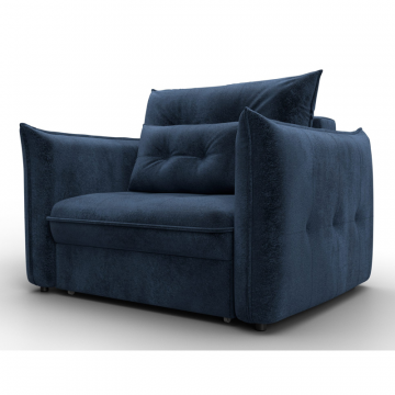 Кресло Лига-100 НПБ, TOWER 13 синий, Велюр