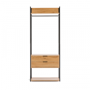 Гардеробный модуль 2 ящика 1 перекладина OAKI