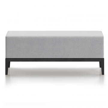 Банкетка Fjord 120 см (светло-серый Prime, бук под эмалью)