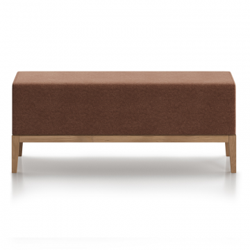 Банкетка Fjord 120 см (кирпичный Prime, бук)