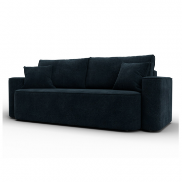 Диван прямой Лига-118 НПБ, LAIM 21 графит, Велюр