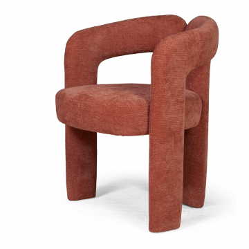 Полукресло Angie, шенилл Reef coral