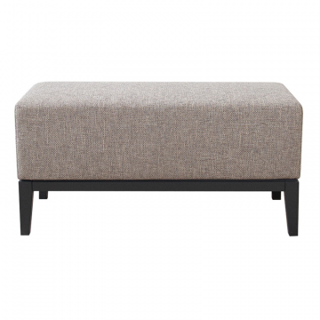 Банкетка Fjord 80 см (бежевый рогожка, бук под эмалью)