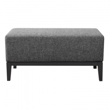 Банкетка Fjord 80 см (серый рогожка, бук под эмалью)