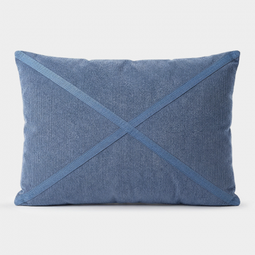 Подушка декоративная акцентная из хлопкового вельвета heritage