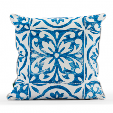 Подушка декоративная азулежу «Крупная мозаика»